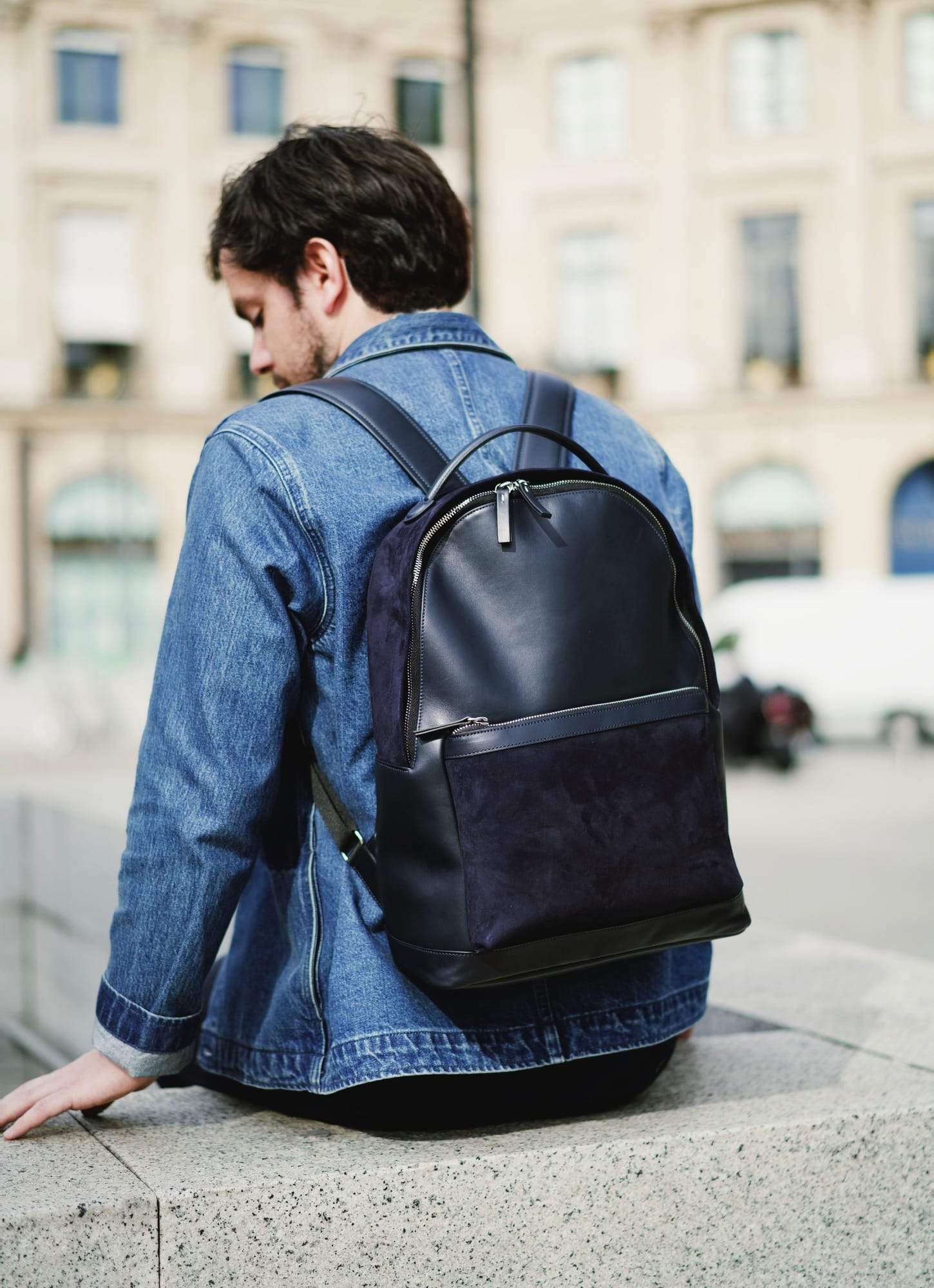 Le Nouveau Backpack - Léo et Violette #navy
