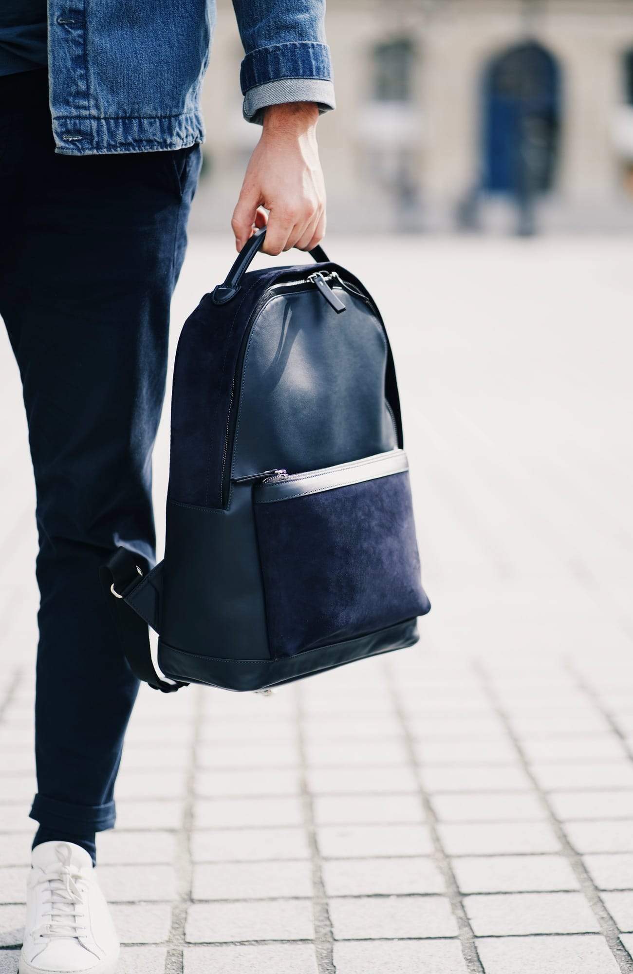 Le Nouveau Backpack - Léo et Violette #navy