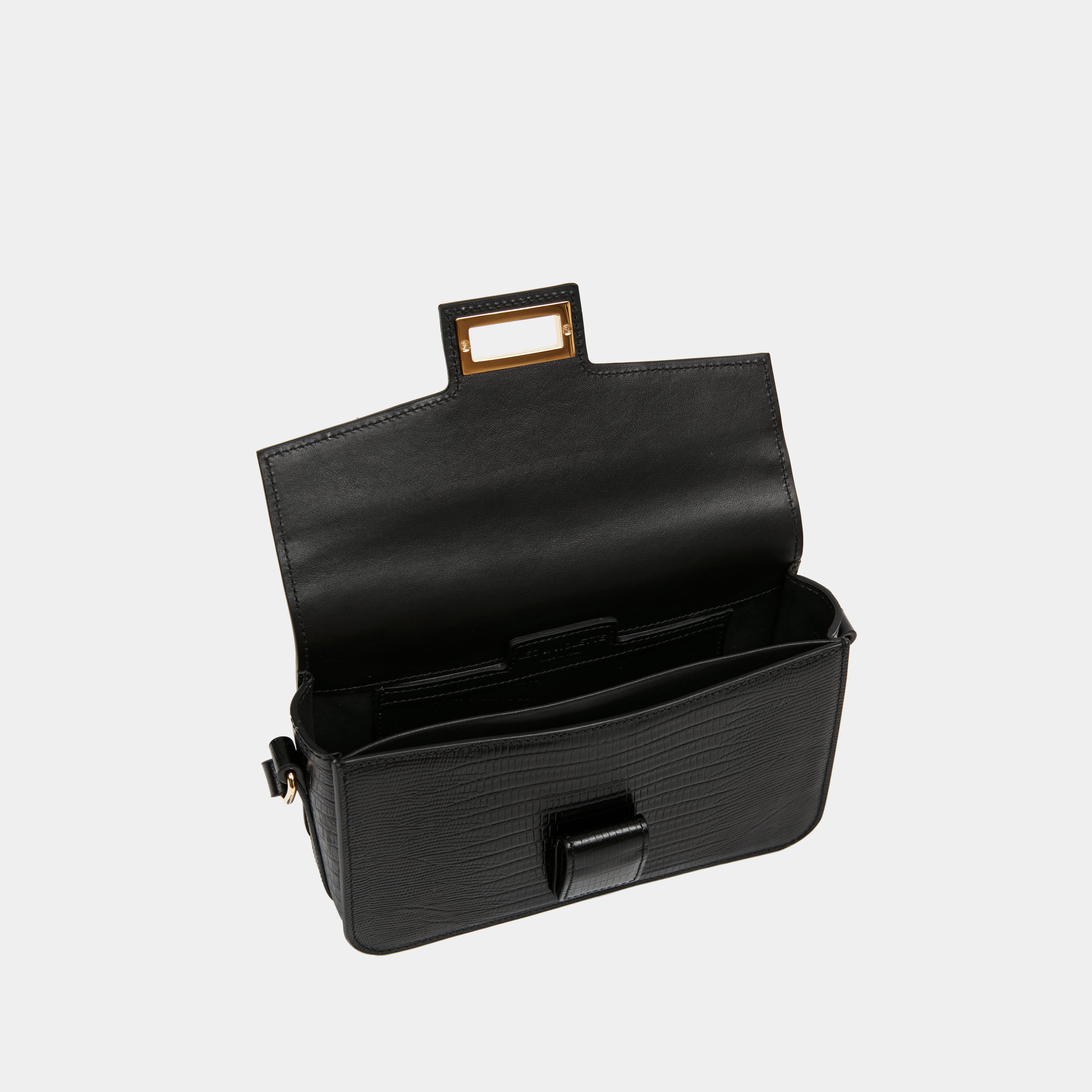 Le Sac Baguette - Léo et Violette #printed_lizard_black