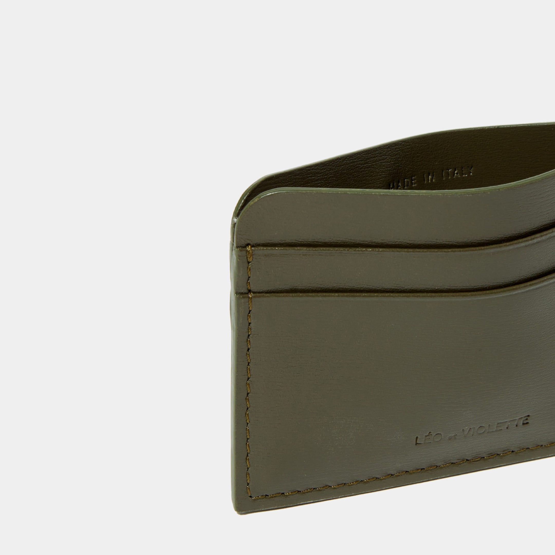 Le Porte-Cartes - Léo et Violette #khaki_liege