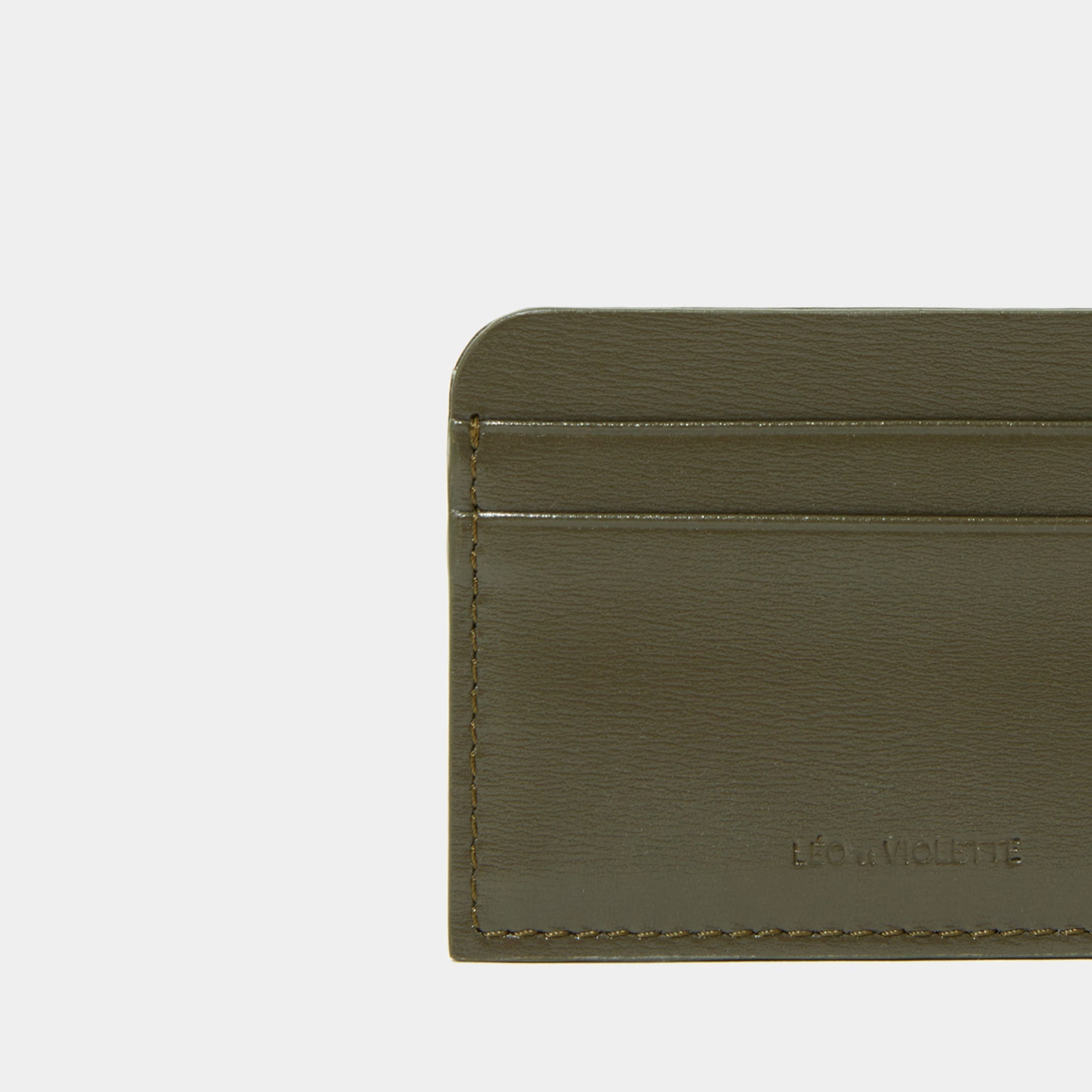 Le Porte-Cartes - Léo et Violette #khaki_liege