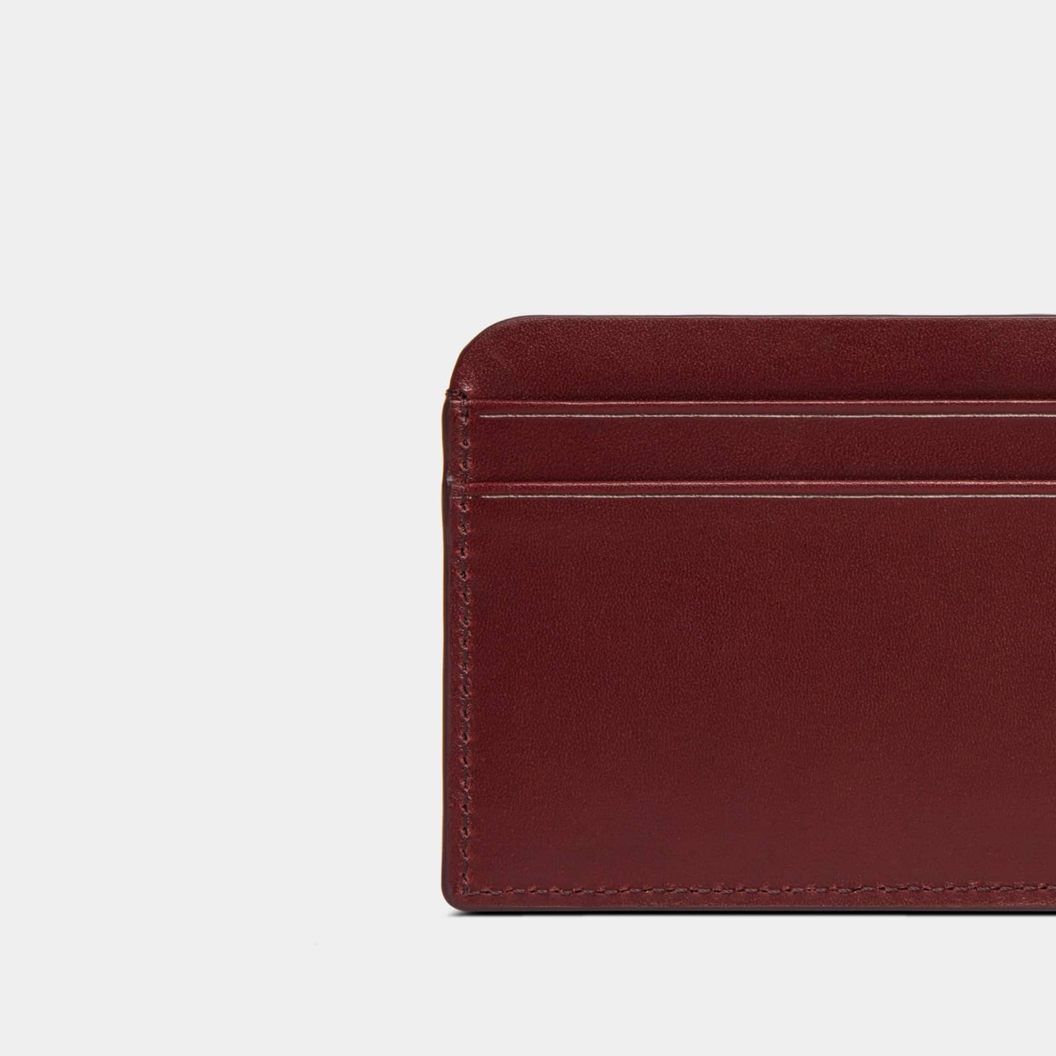 Le Porte-Cartes - Léo et Violette #burgundy