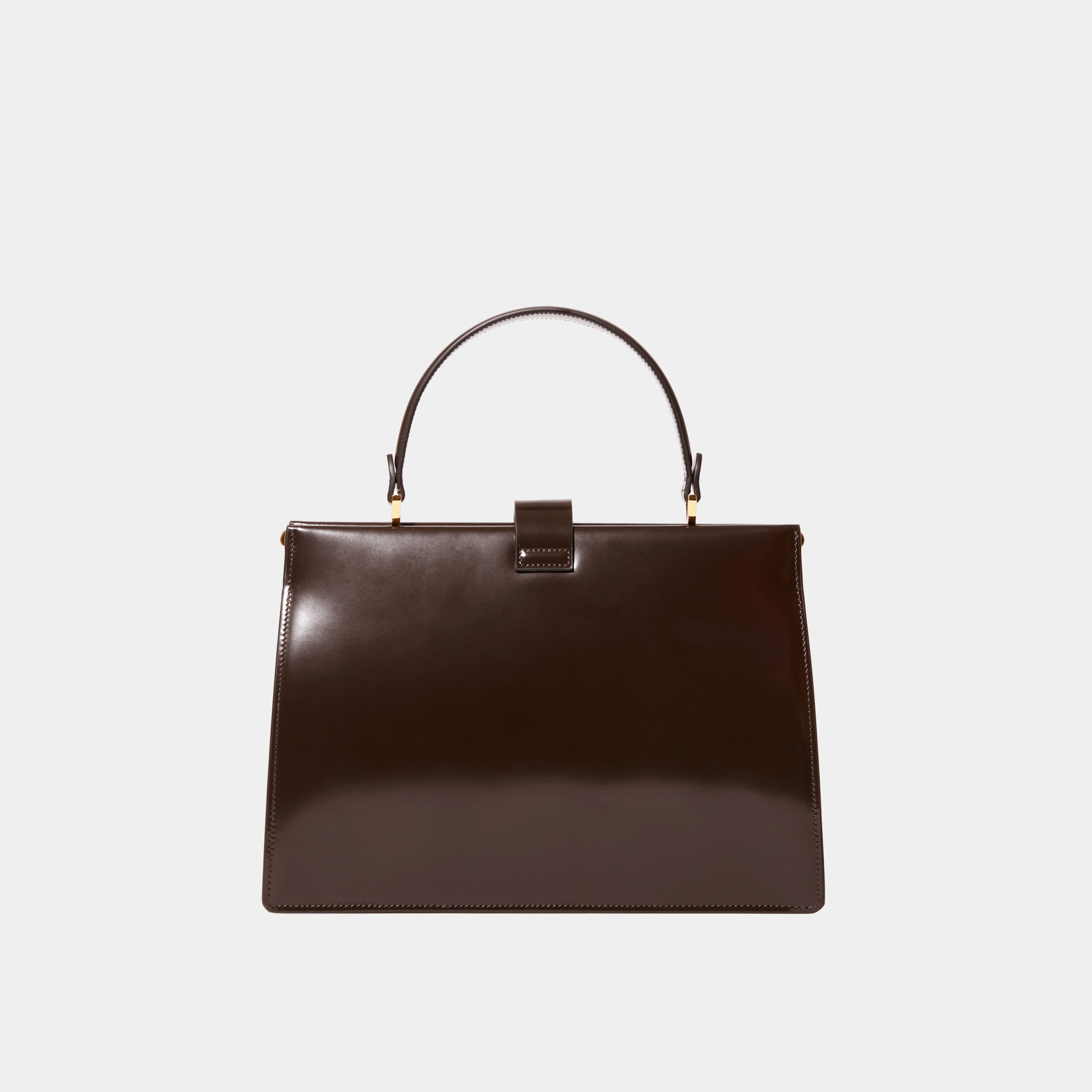 Le sac Elegant - Léo et Violette #brown_patent_leather