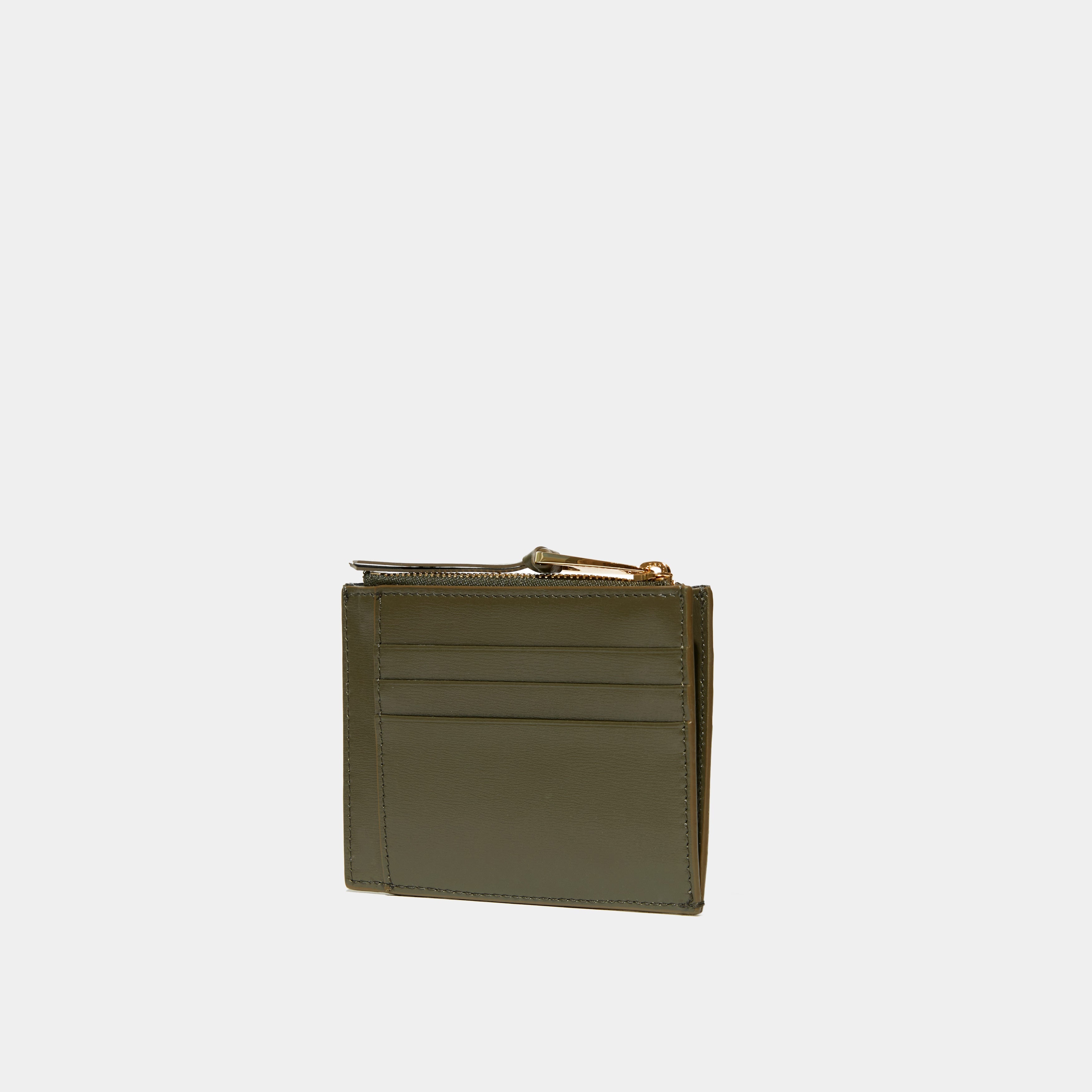 Le Porte-cartes ID Zippé - Léo et Violette #khaki_liege