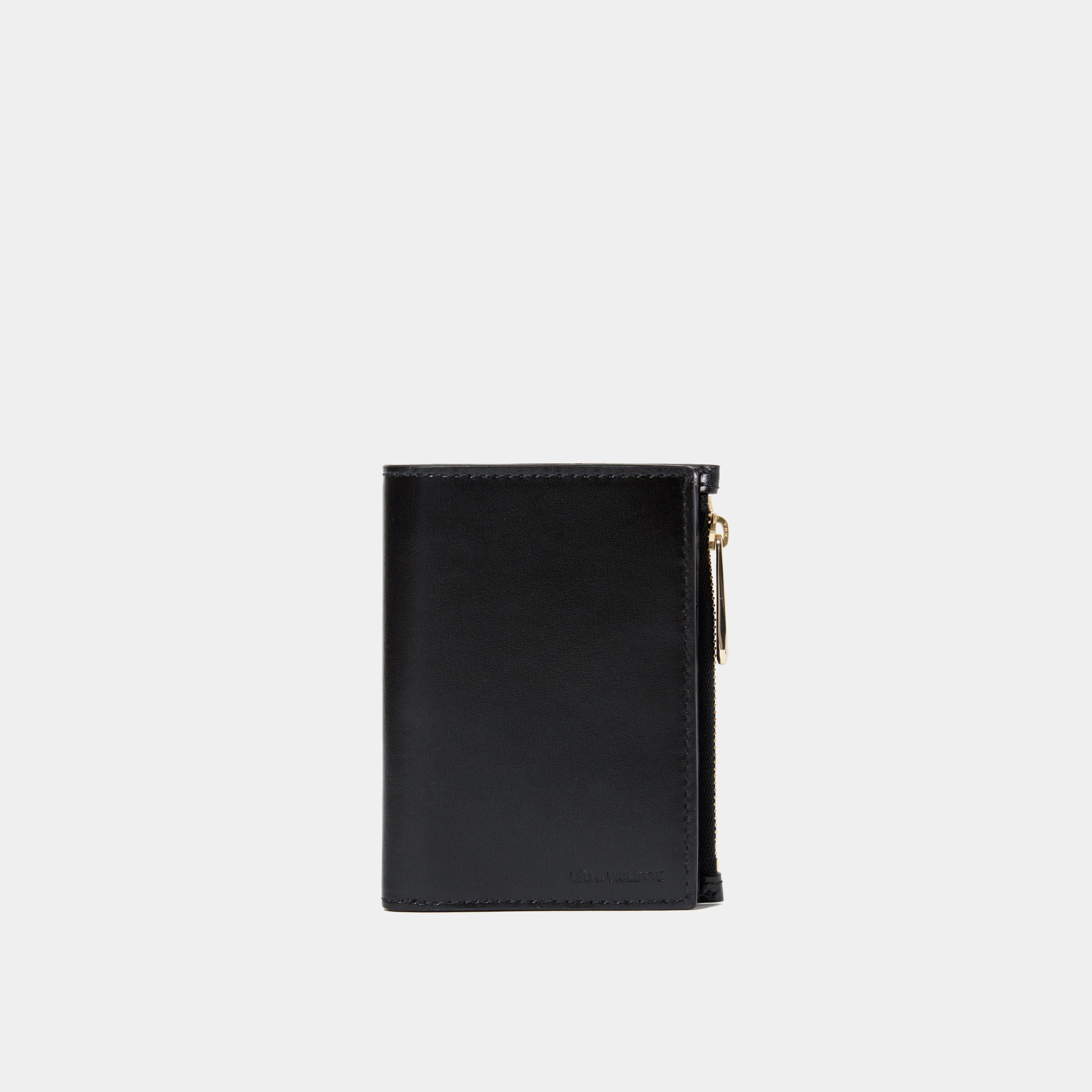 Le Portefeuille Zippé - Léo et Violette #black_liege