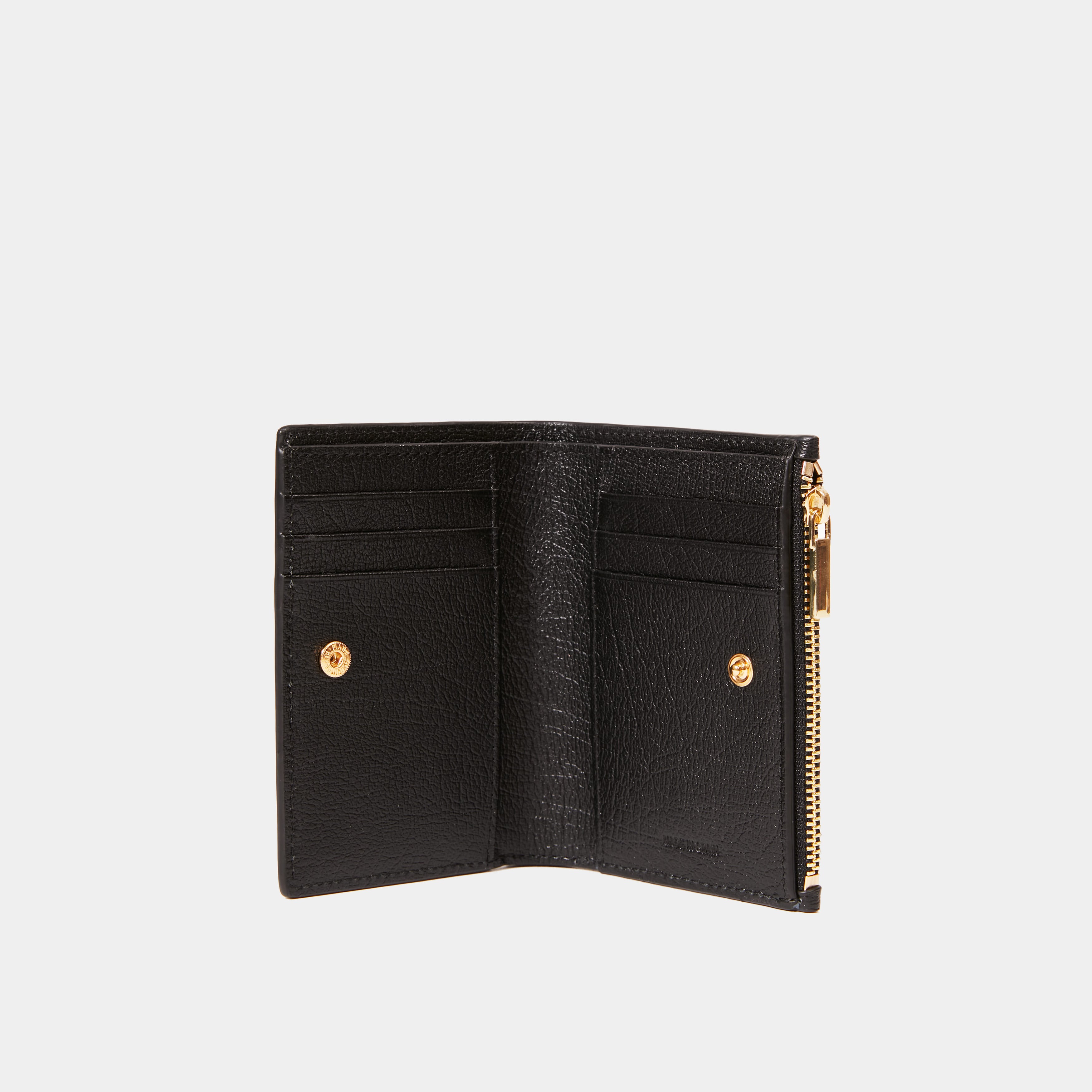 Le Portefeuille Zippé - Léo et Violette #printed_buffalo_black