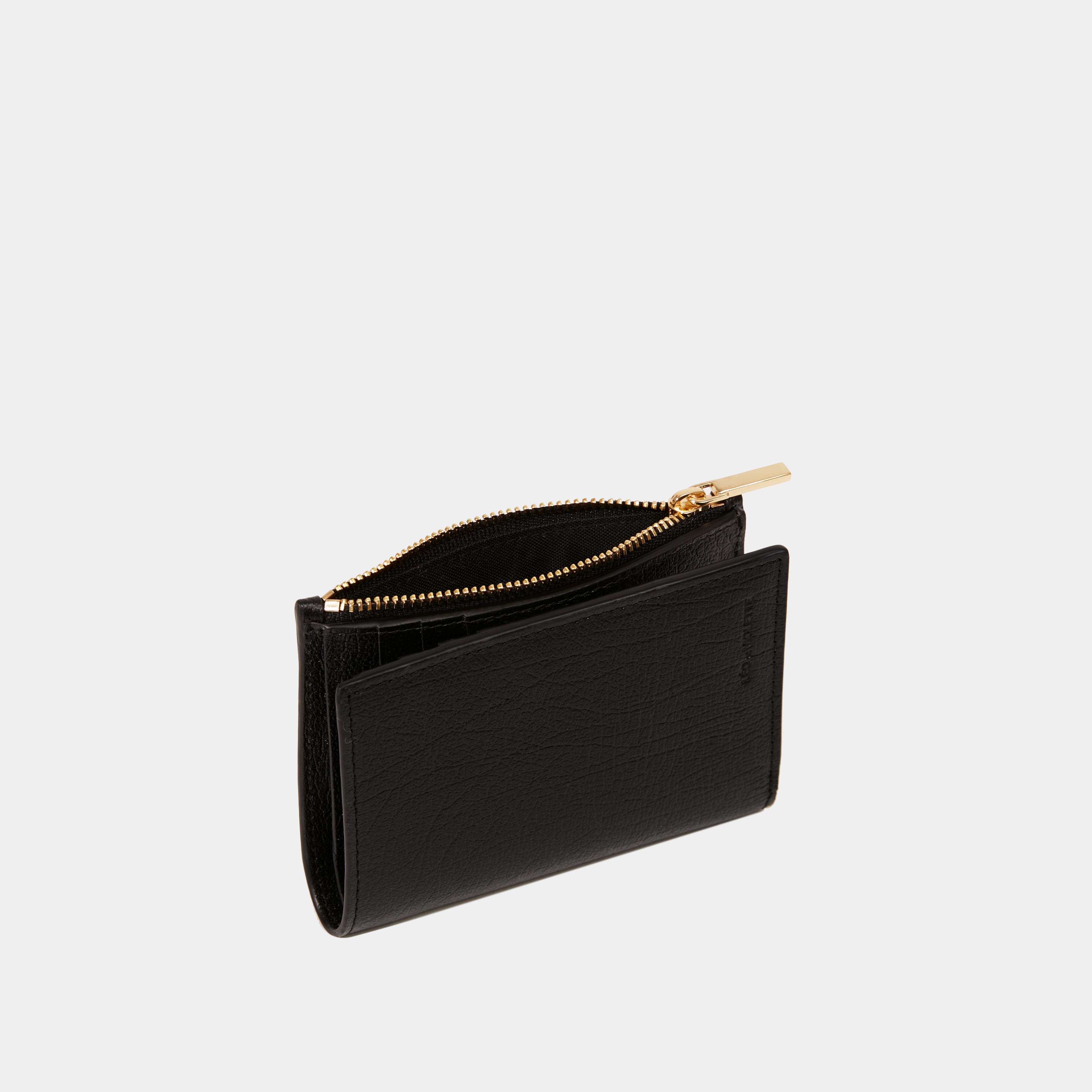 Le Portefeuille Zippé - Léo et Violette #printed_buffalo_black