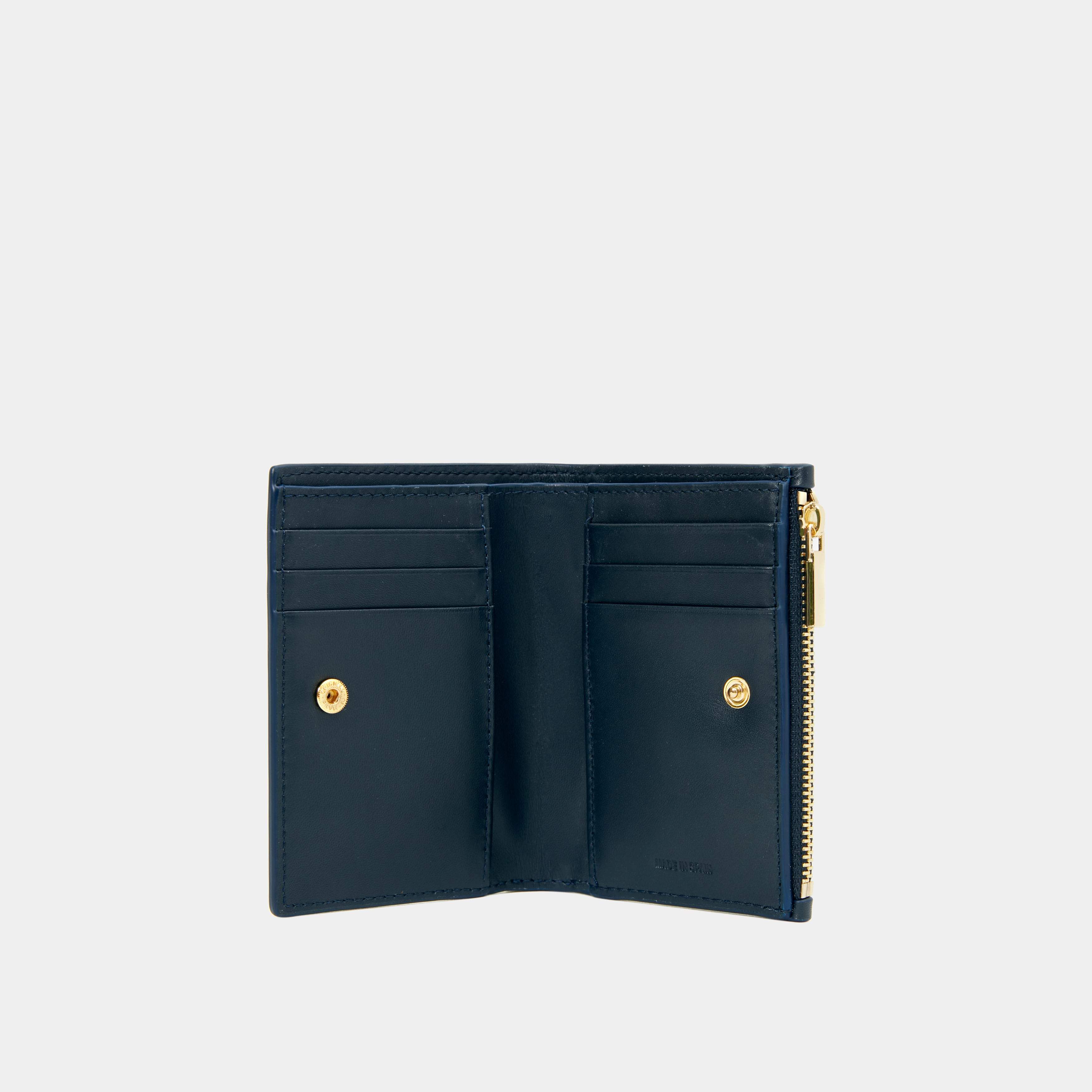 Le Portefeuille Zippé - Léo et Violette #navy