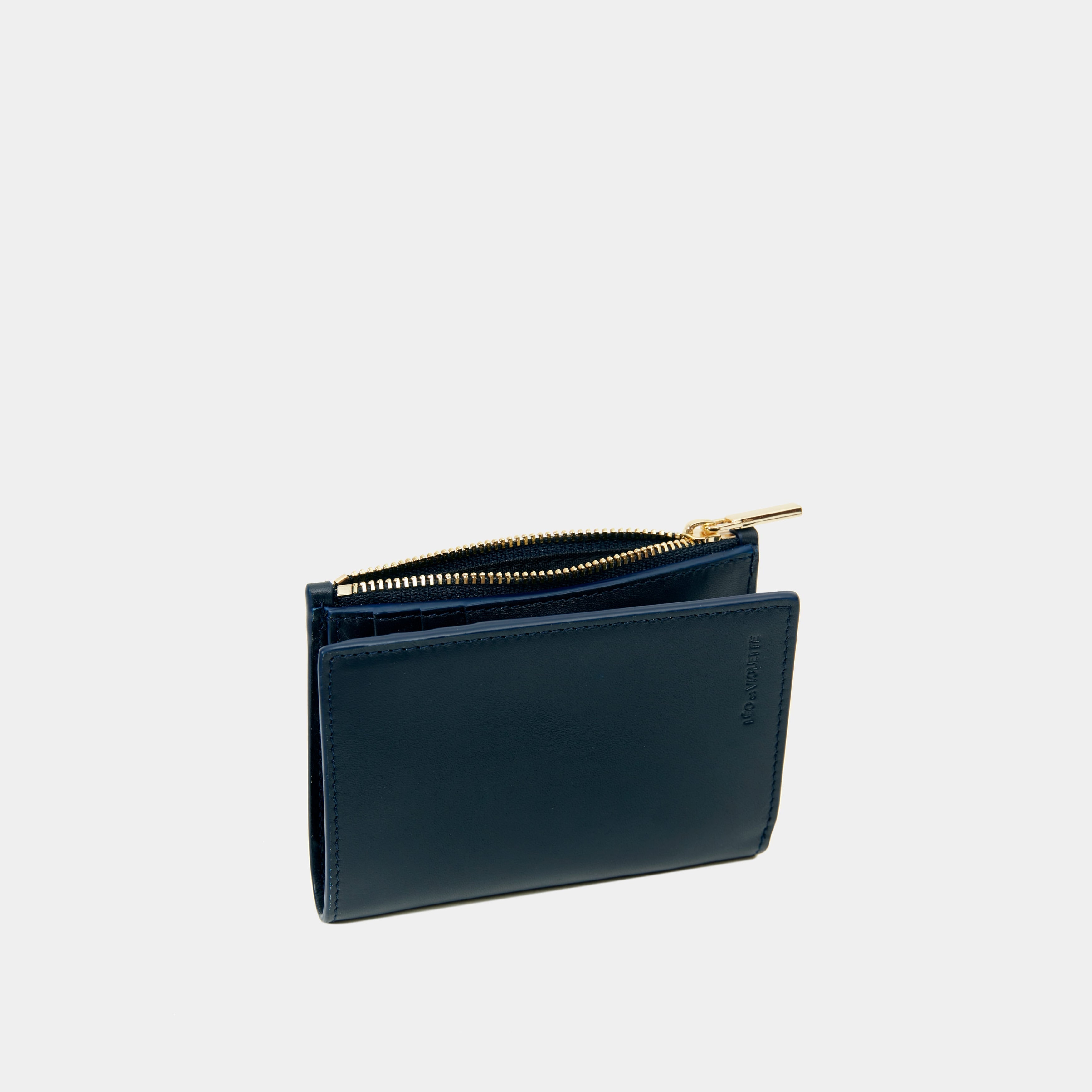 Le Portefeuille Zippé - Léo et Violette #navy