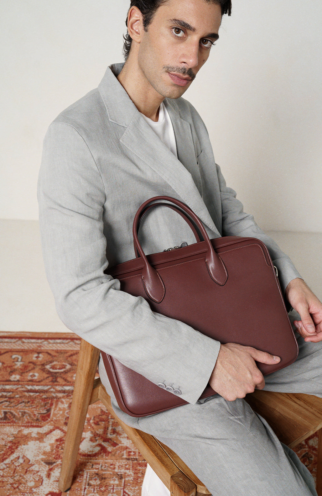 Le Briefcase - Léo et Violette #brown