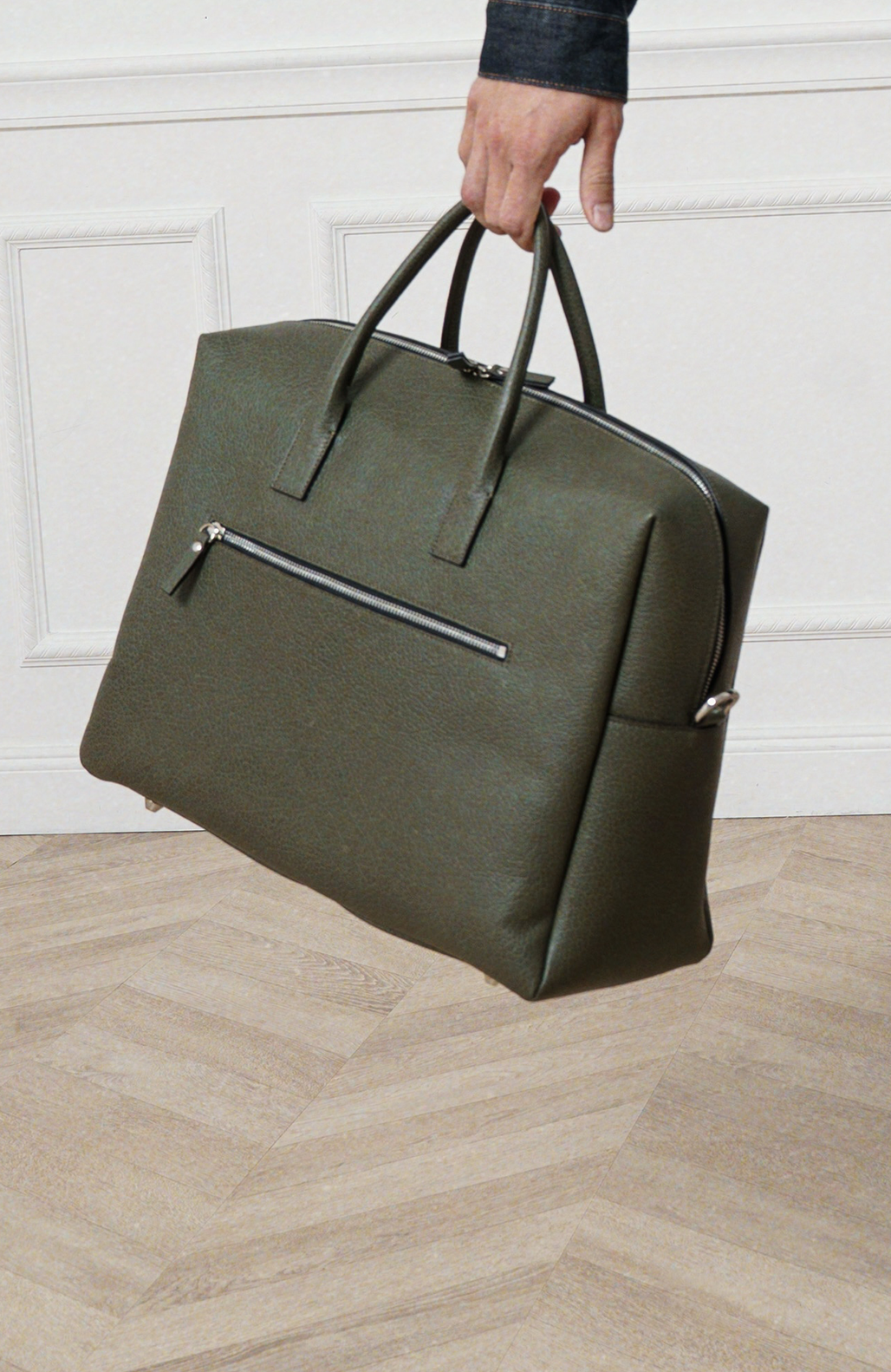 Le Compact Weekender - Léo et Violette #buffalo_khaki