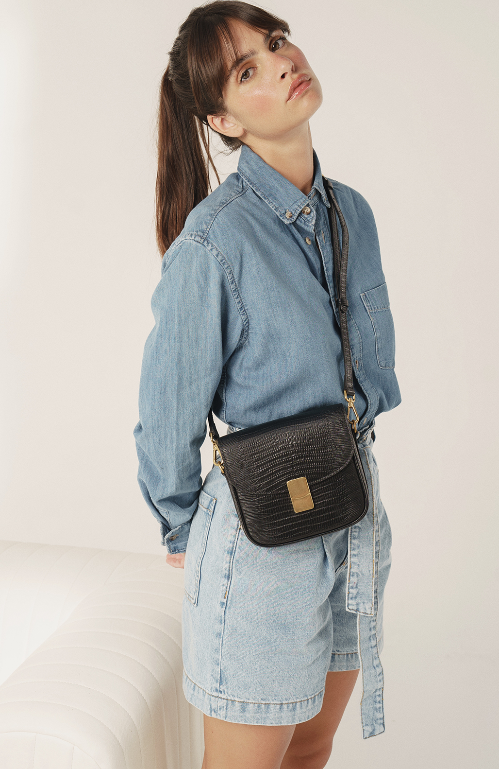 Le Mini Nova - Léo et Violette #printed_lizard_black