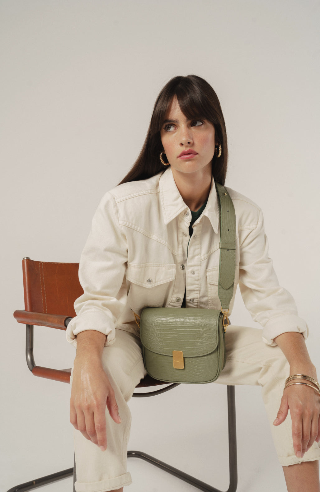 Le Nova - Léo et Violette #printed_lizard_almond_green