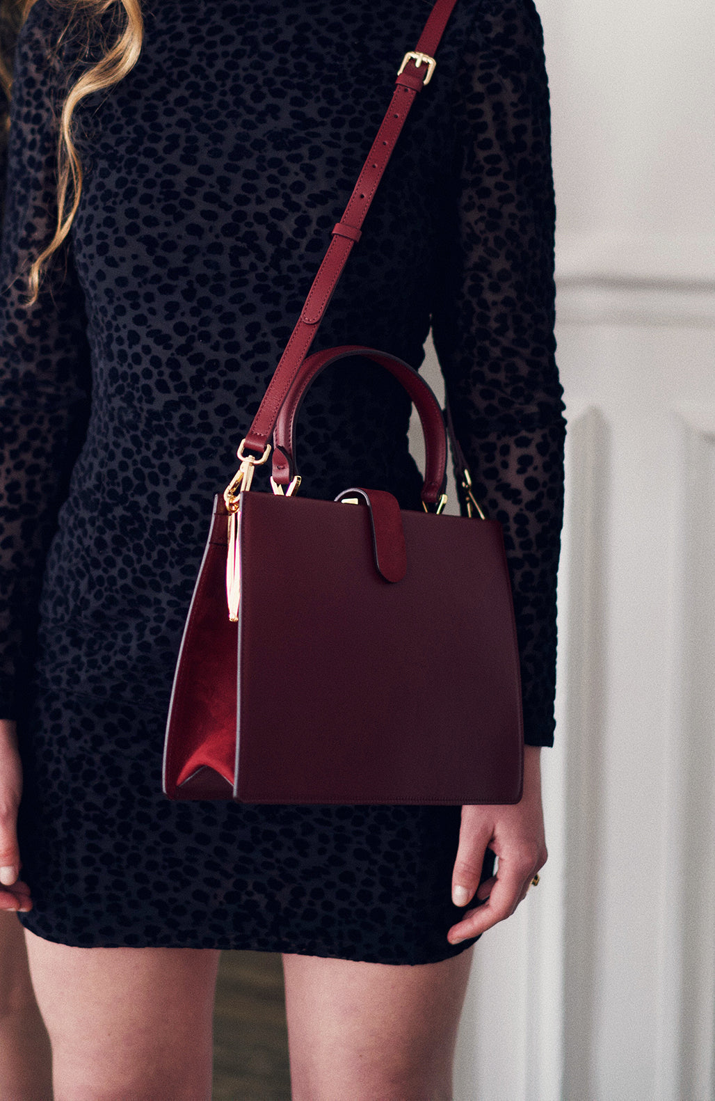 Le sac Elegant - Léo et Violette #burgundy