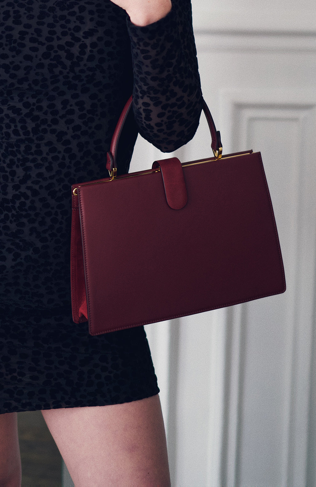 Le sac Elegant - Léo et Violette #burgundy