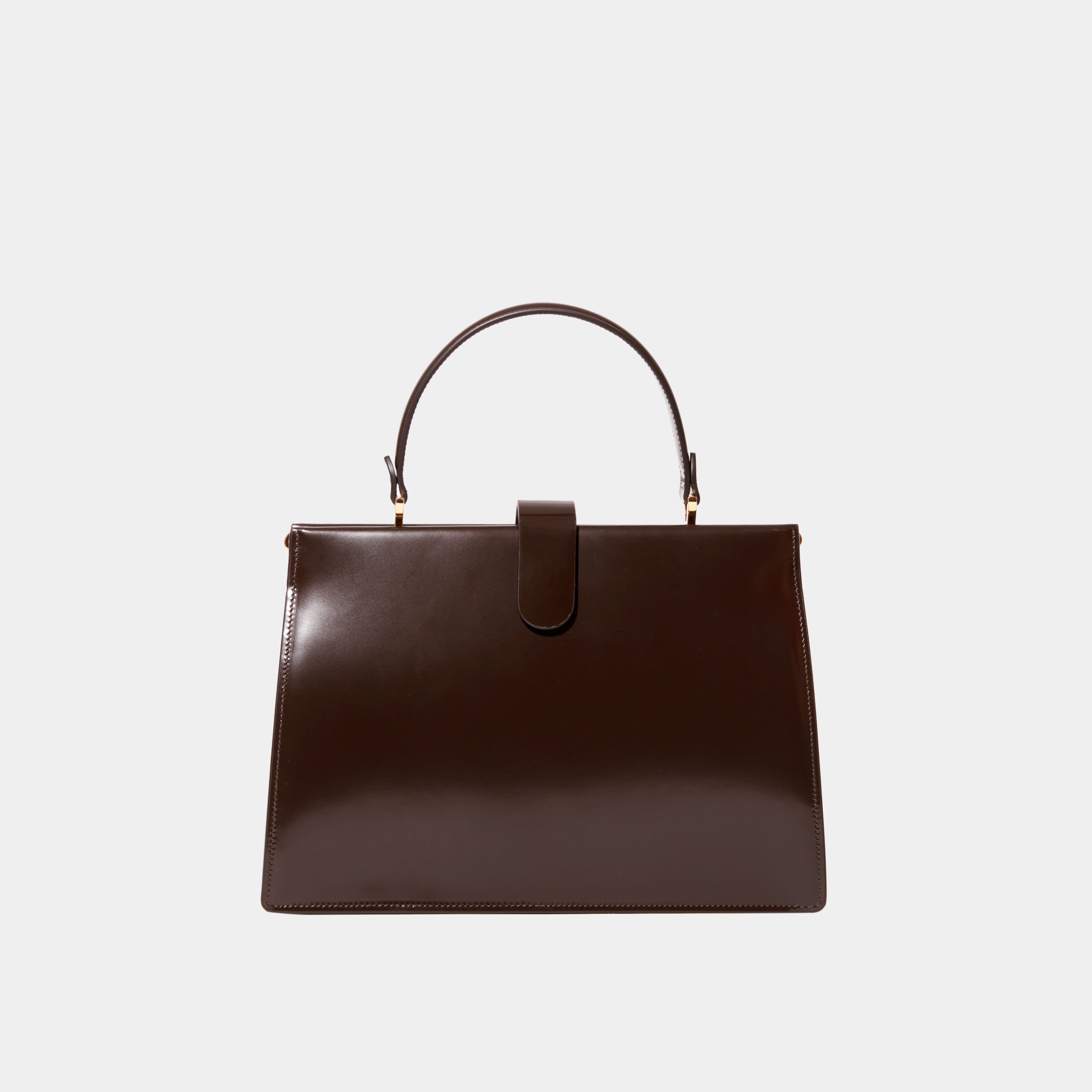 Le sac Elegant - Léo et Violette #brown_patent_leather