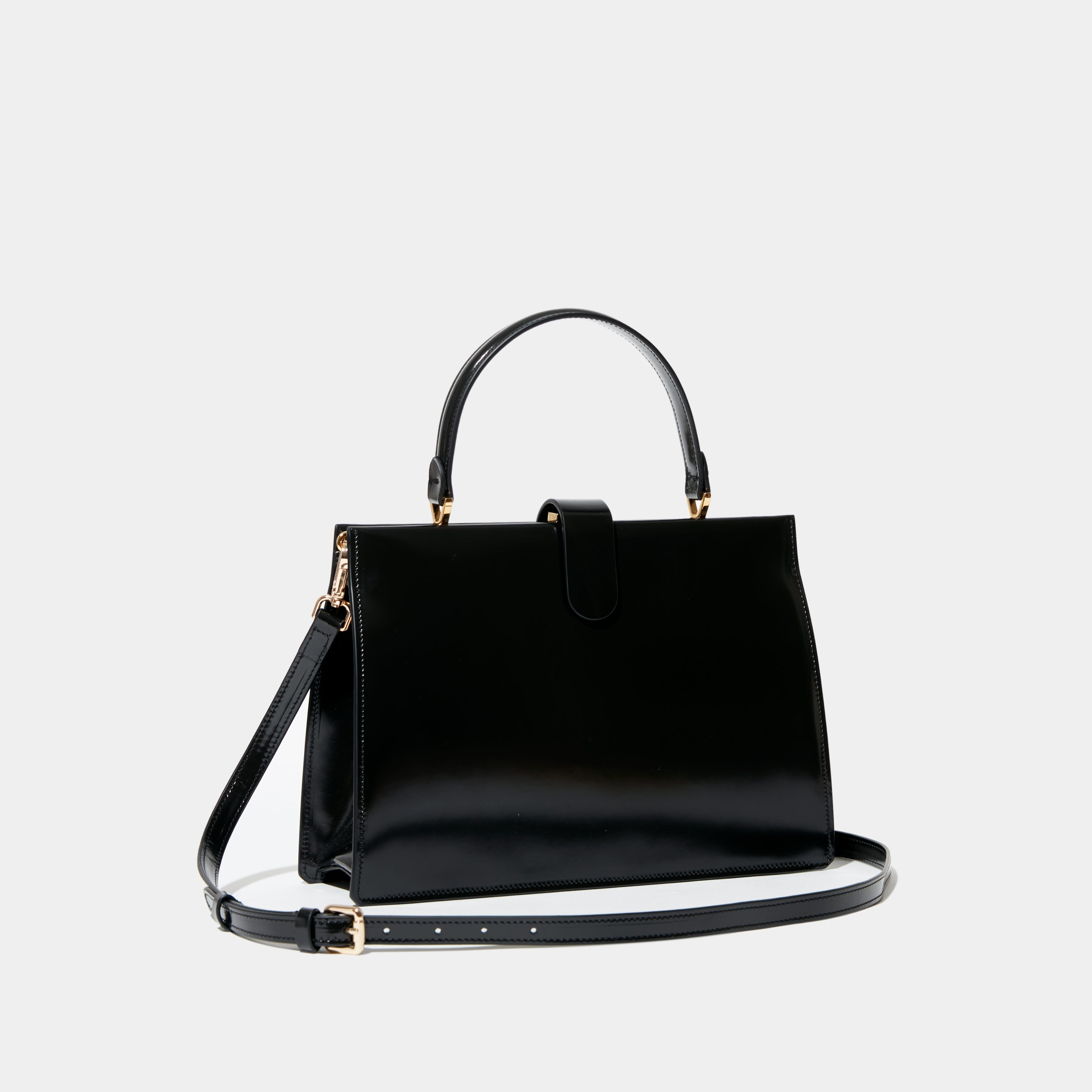 Le sac Elegant - Léo et Violette #black_patent_leather