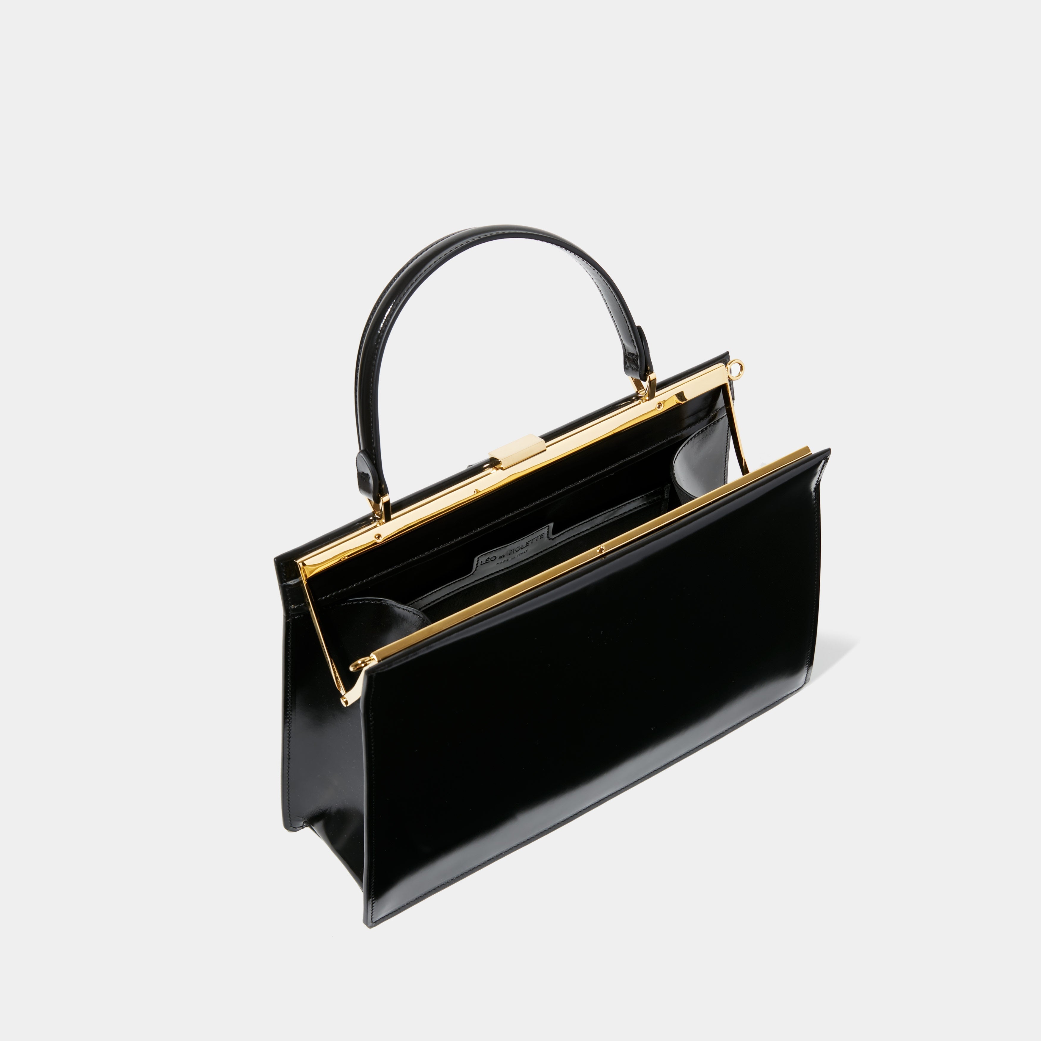 Le sac Elegant - Léo et Violette #black_patent_leather