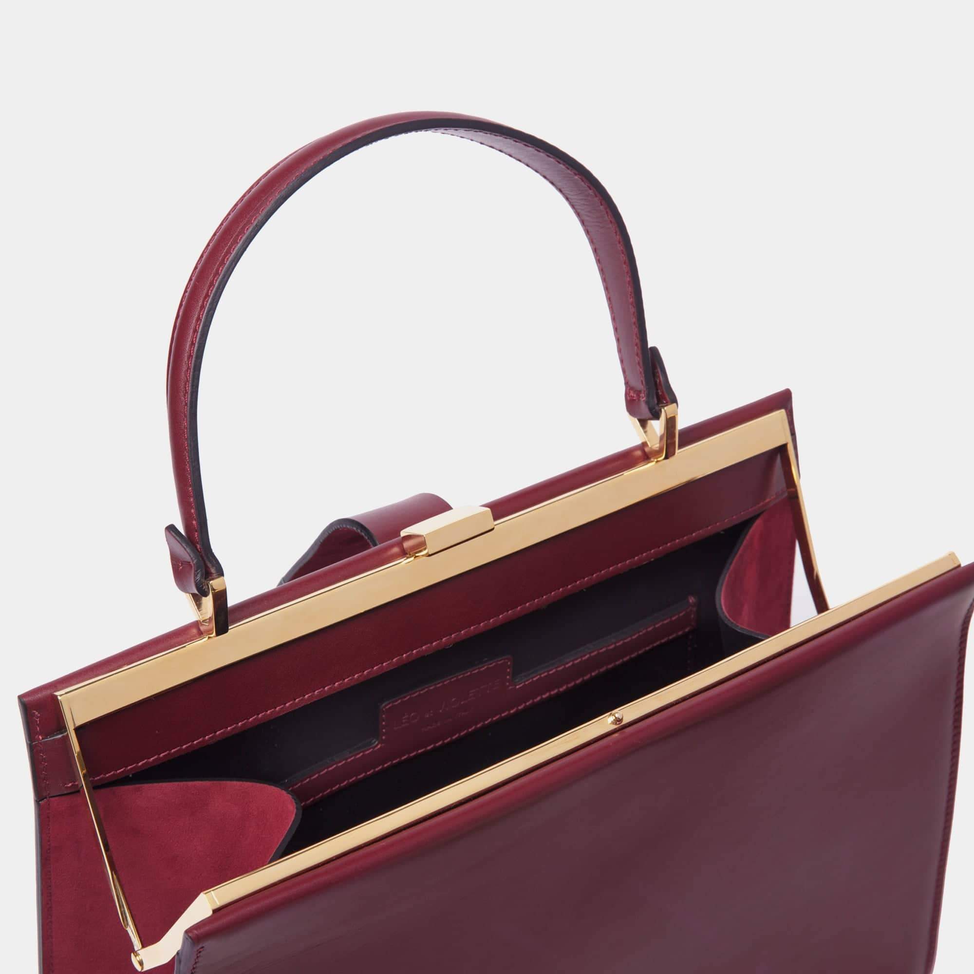 Le sac Elegant - Léo et Violette #burgundy