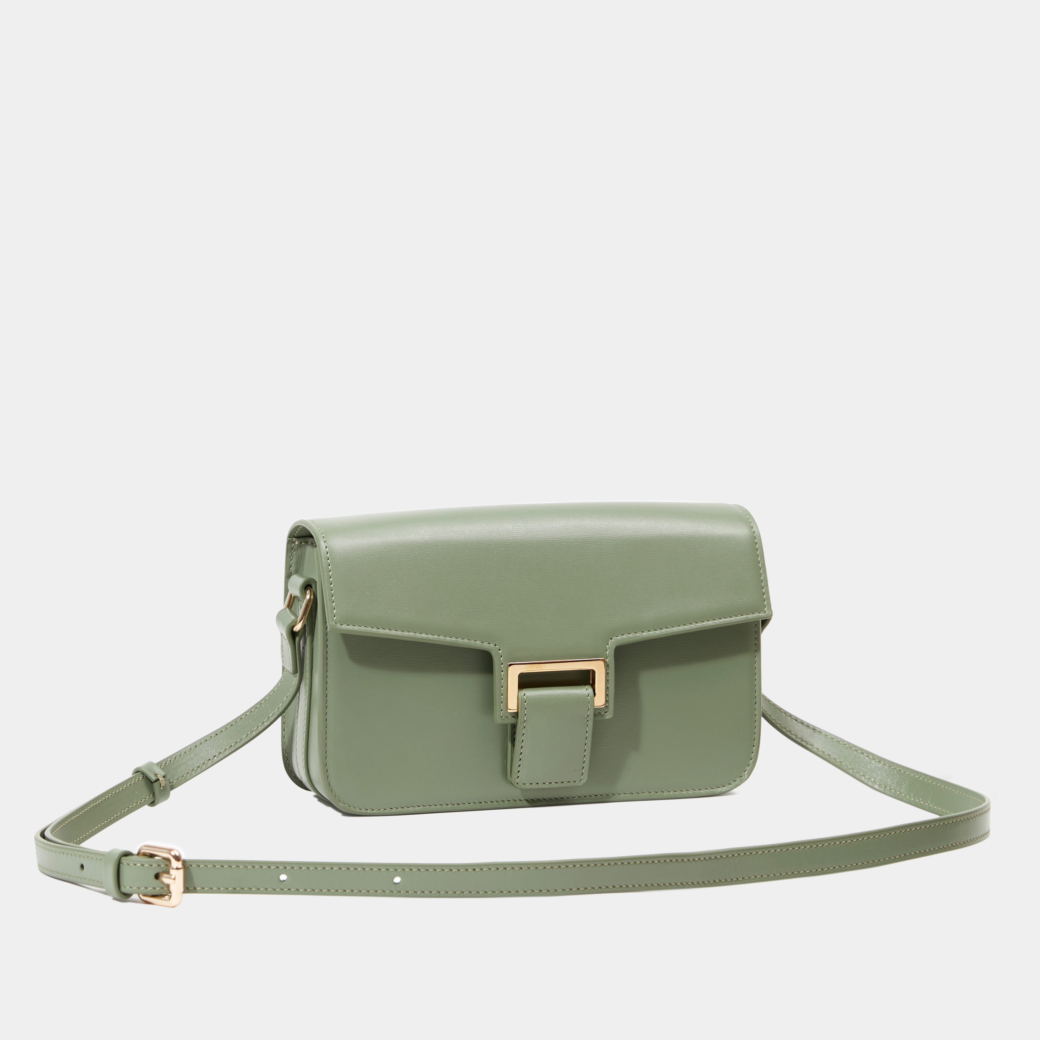 Le Sac Baguette - Léo et Violette #almond_green_liege