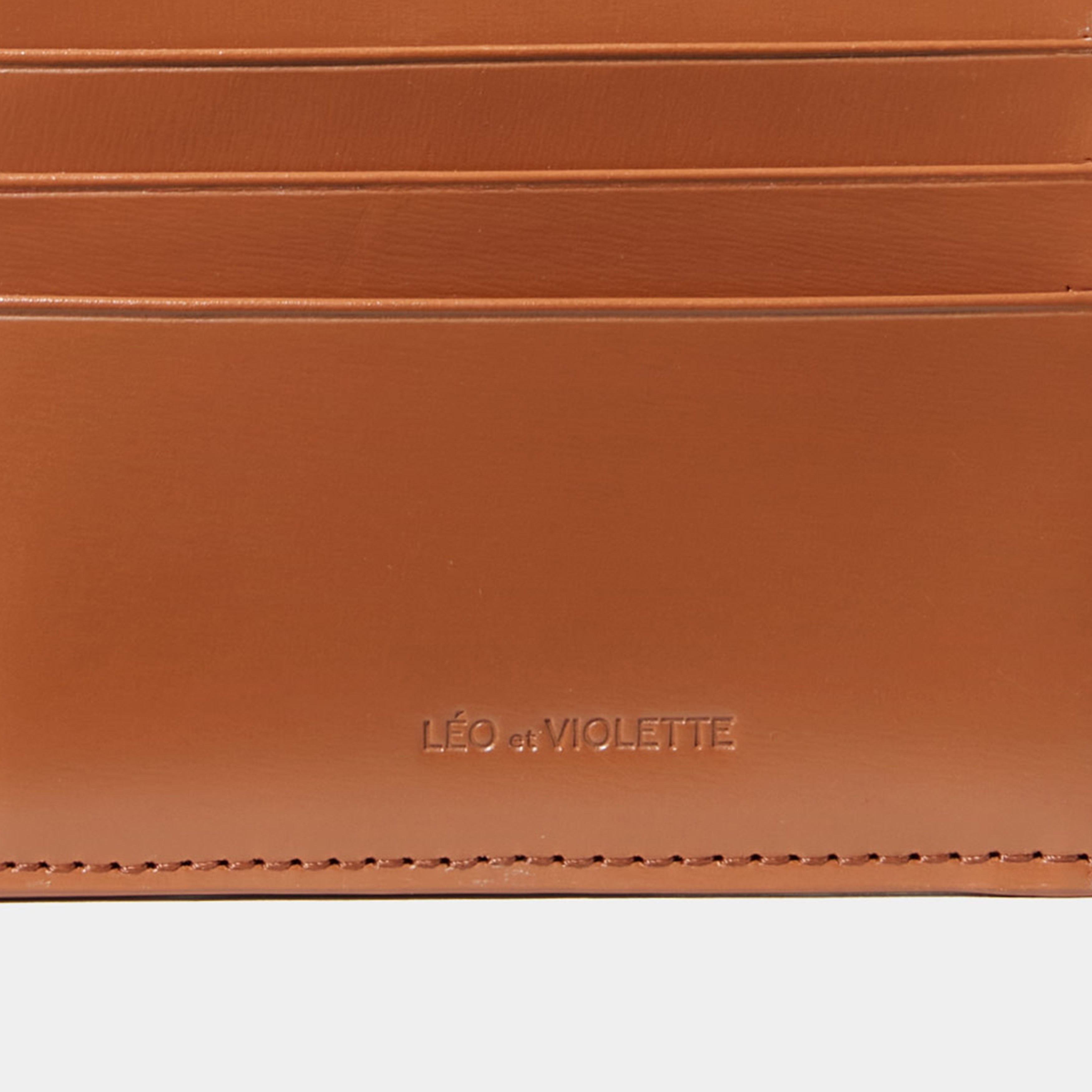 Le Porte-cartes ID Zippé - Léo et Violette #camel_liege