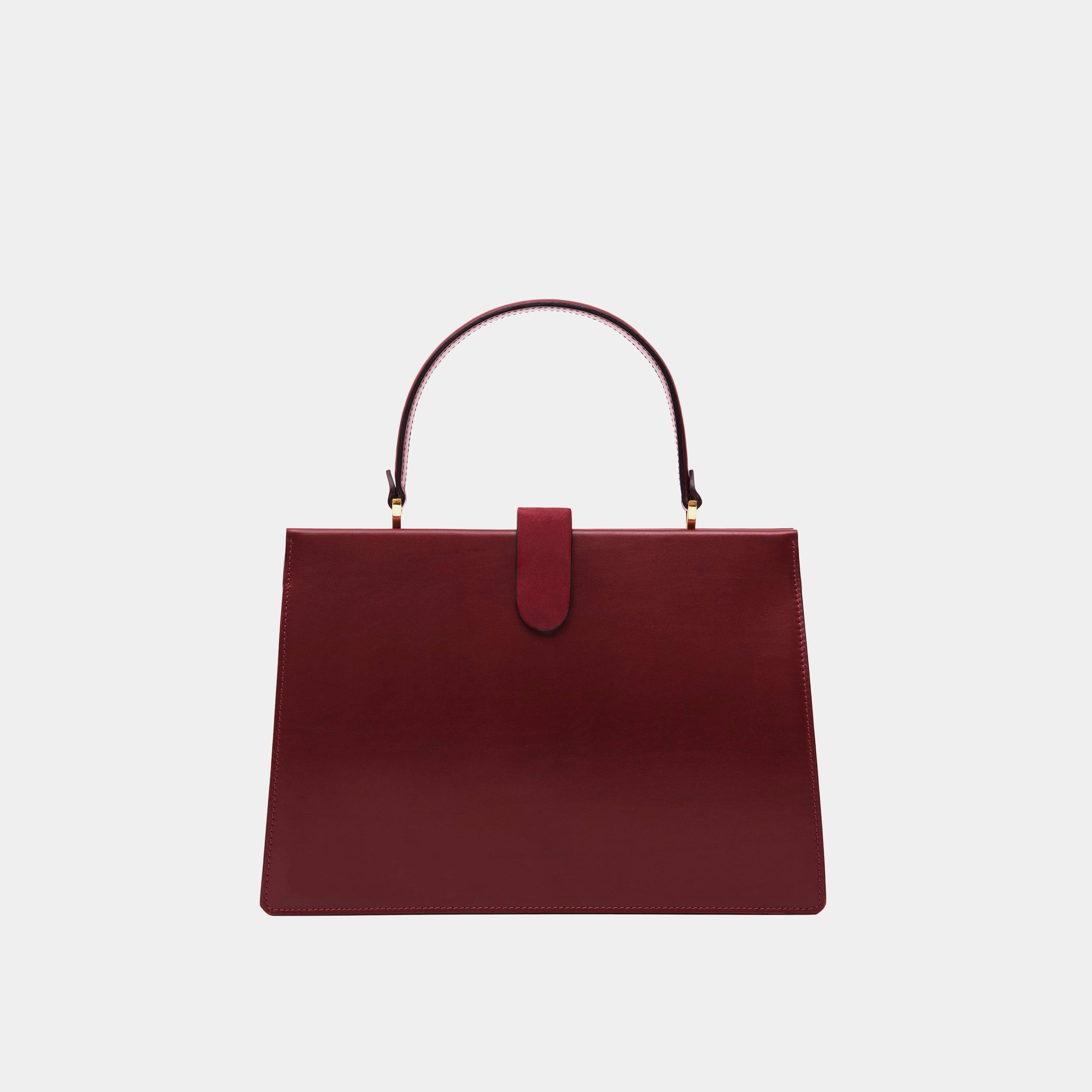 Le sac Elegant - Léo et Violette #burgundy